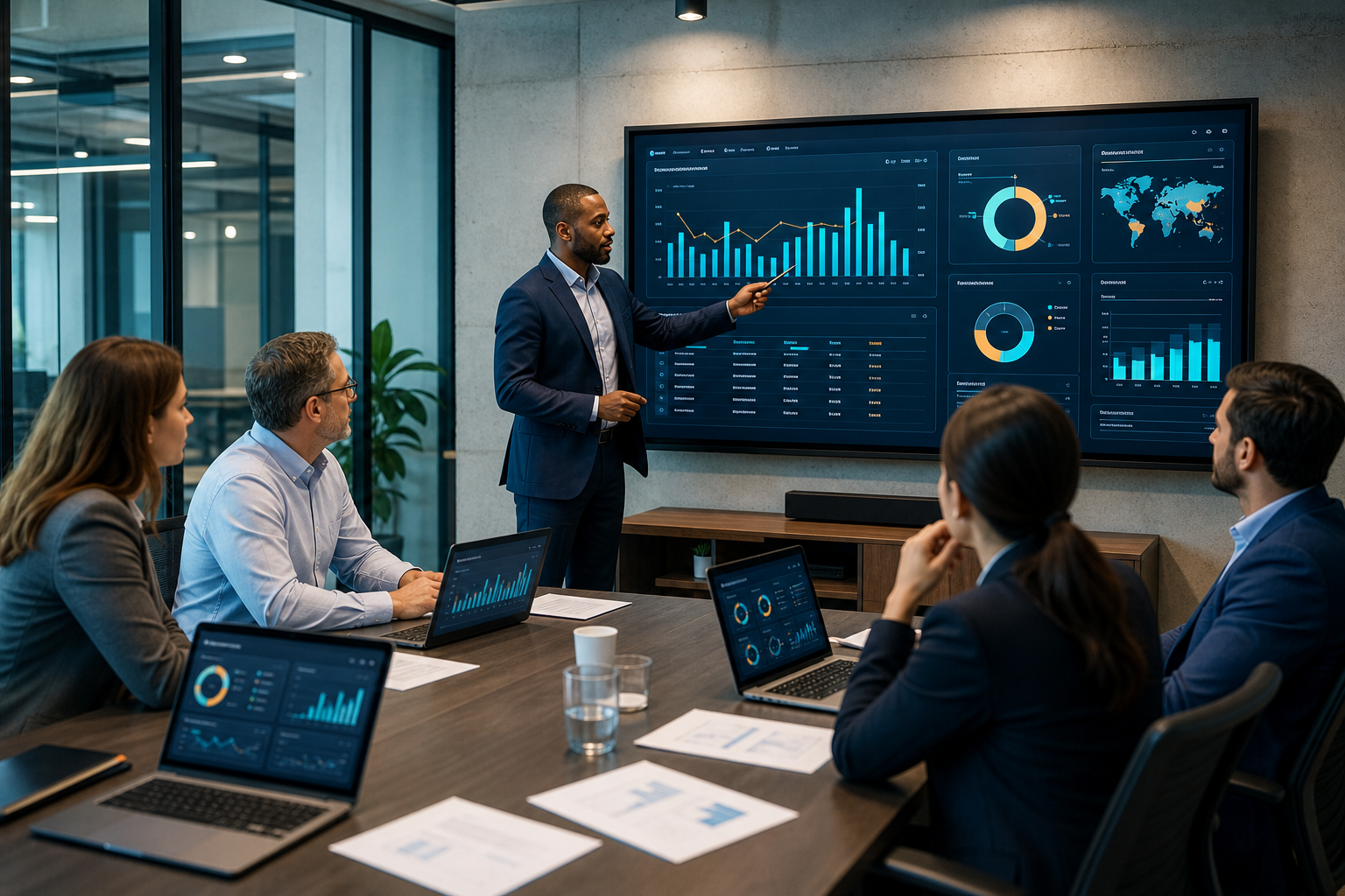 Business Intelligence Dashboards visualization